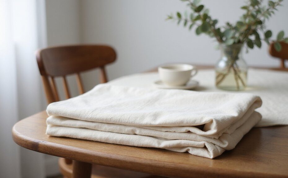 folding round tablecloths
