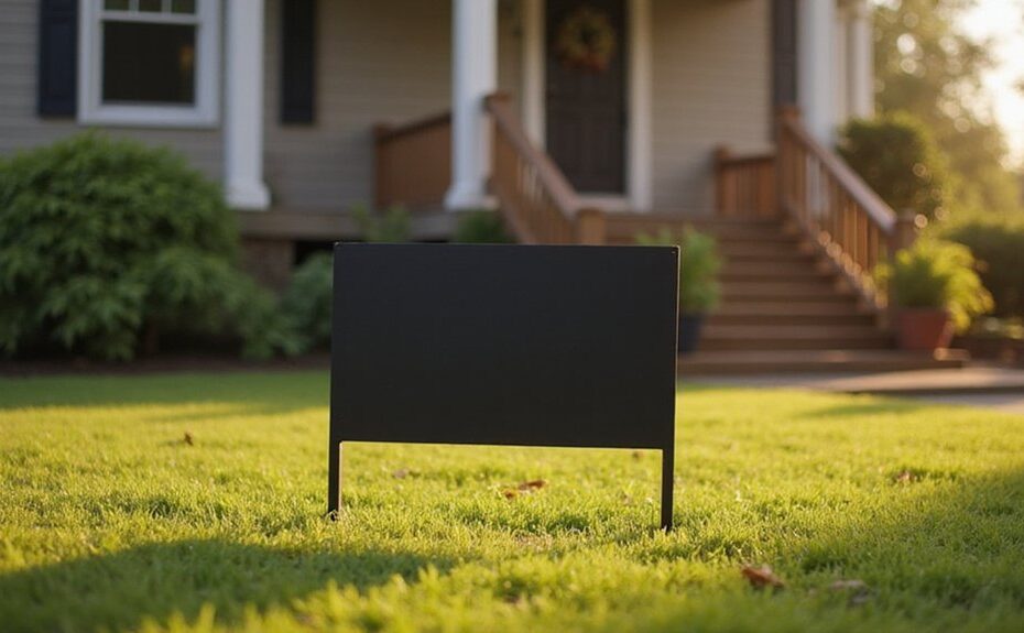 eye catching neighborhood signs
