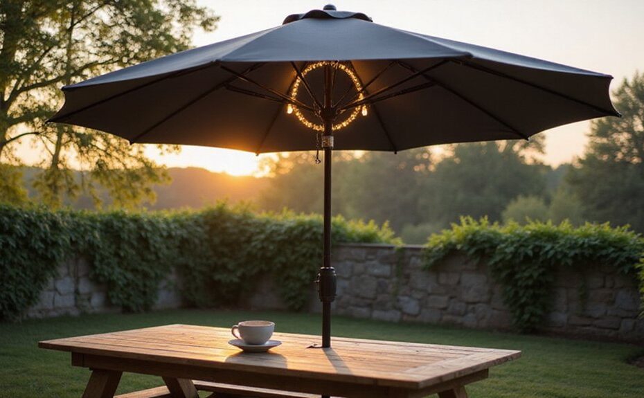 solar lit umbrella reviews