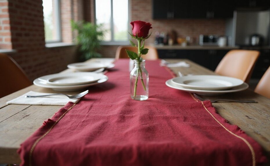 valentine dinner table decor